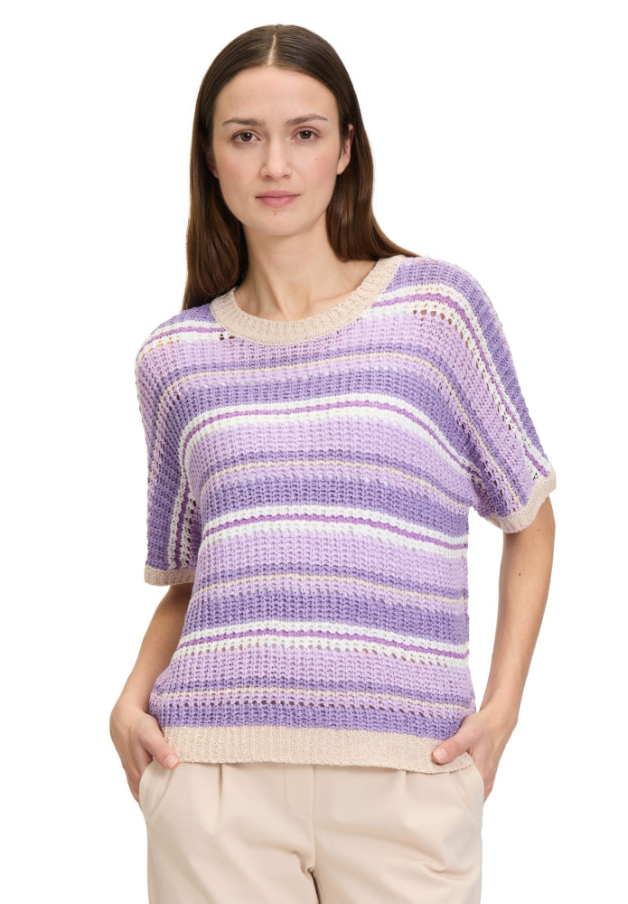 ДЖЕМПЕР BETTY&amp;CO свободный силуэт с ажурной фактурной вязкой